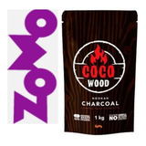 1kg Carvão Vegetal Narguile Coco Wood