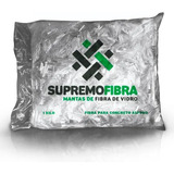1kg Micro Fibra De Vidro P Reforço Lajes concreto