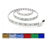 1m Fita Led 5050 Rgb 1 Metros P d agua Controle Fonte