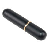 1pç Inalador Nasal Cheirinho Nariz Colorido Alumínio Premium Cor Preto