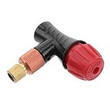 1pc Bicicleta Bomba Cabeça Gás Canister Blow Cilindro Pneu Inflator Adaptador Portátil Bomba De Ar Elétrica Bomba De Ar Recarregável Compressor De Ar Portátil Para Infláveis Válvula Carro Inflador D