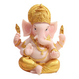 1pc Colecionáveis Resina Buda Hindu Ganesha Estatueta