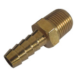 1pc Espigão Fixo Macho Rosca 3 8 X Mangueira 3 8 Latão
