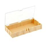 1Pc Yellow Component Storage Box Square IC Components Boxes SMT SMD Combination Boxes Tool Plastic Case 125x63x21mm