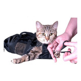 1pcs Saco Retenção Banho Grooming Gato Malha