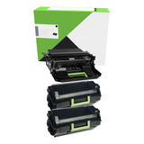 1x 52d0z00 2x Toner 624x 62dbx00 P Uso Lexmark Mx711de