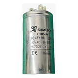 1x Capacitor Partida 20uf/450v Cbb60 5% 40x77mm Base Lisa