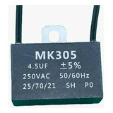 1x Capacitor Partida 4,5uf/250v Fio 37x14x25mm Mk305