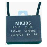 1x Capacitor Partida 4,5uf/450v Fio 37x18x30mm Mk305