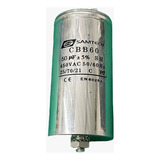 1x Capacitor Partida 50uf/450v Cbb60 5% 50x98mm Metalico