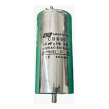 1x Capacitor Partida 60uf/450v Cbb60 5% 50x98mm Metalico