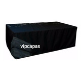 1x Capa Mesa Sinuca Bilhar Sob Medida Corino Preto
