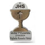 1° Eucaristia Lembrança Personalizado - Com Imã 20 Unidades 