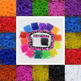 2.000 Elástico Loom Bands Clips Pulseira