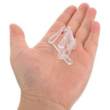 2 000 Clips Jacarezinho Camisa Social Cristal Transparente