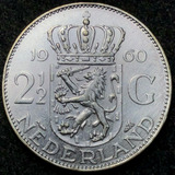 2 1/2 Gulden Países Baixos 1960