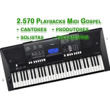 2.570 Playbacks Midi Gospel - Teclado