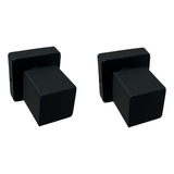 2 Acabamento Preto Para Registro Base Estria Docol 1/2-3/4