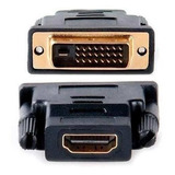 2 Adaptador Hdmi X Dvi-d 24+1 Conversor Hdmi Femea Dvi Macho