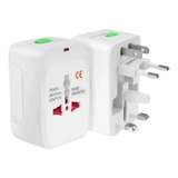 2 Adaptador Tomada Inglaterra Eua Japão Grécia China Dubai