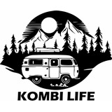 2 Adesivos 57x70 Motorhome Kombi Life Montanha Veiculo Mot31