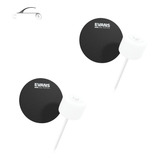 2 Adesivos Reforço Protetor Pele Bumbo Eq Patch Eqpb1 Evans