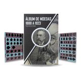 2 Álbuns De Moedas Brasil Réis 1888 A 1923 Promoção