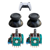 2 Analógicos 3d Direcional Alps + Botões Para Ps5 Dualsense