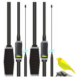 2 Antena Px Bobinada 100w Canarinho Black Alongador