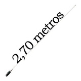 2 Antenas Móvel Px 2,70mts B2004p + Kit Parafusos Anti-furto