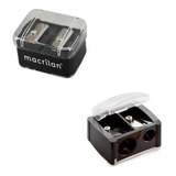 2 Apontador Duplo Para Lapis De Maquiagem Macrilan Make Up