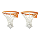 2 Aro De Basquete Cesta Tamanho Oficial Profissional C/ Rede