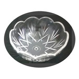 2 Bacias Bobeches Vidro Cristal 16cm Para Lustres Luminárias