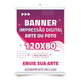2 Banner 120x80 + 1000 Uni Cartão De Visita Simples Frente