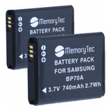 2 Bat.erias Bp70a Para Samsung Es73
