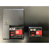 2 Baterias Bak Bk-fg1//bf1 +carregador