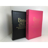 2 Bíblia Sagrada Letra Hiper Gigante C/ Harpa Ziper Promoção