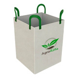 2 Big Bag De 90x90x1.10 1000kg Fundo Fechado Boca Aberta