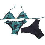 2 Biquini Ripple,calcinha Levanta Bumbum Dupla Face S/amarra