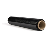 2 Bobina Filme Stretch Rolo 500mm X 0,25mic Embalagem Preto