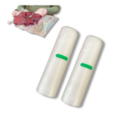 2 Bobinas Plástico Gofrado Embaladora Alimentos