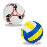 2 Bola Futebol Campo + Vôlei Quadra Areia Oficial Presente