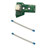 2 Cabo Flat 12 Vias Placa Usb Para Controle Ps4 Jds 055 050 