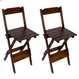 2 Cadeiras Bistrô Dobrável Bar/jardim/casa -