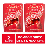 2 Caixas De 37g, Bombons De Chocolate Suiço, Lindt Lindor