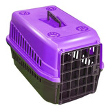 2 Caixas De Transporte P/ Cachorro E Gato Porte Grande N3 Cor Lilás
