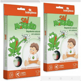 2 Caixas Sai Mosquito Adesivos Pulseira Repelentes Babydeas