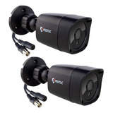 2 Cameras De Segurança Full Hd 1080p Led Infra 2mp Jl Protec