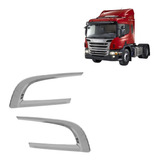 2 Capa Cromada Entrada De Ar P Scania G/r 2010 Em Diante