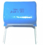 2 Capacitor Poliéster Epcos 6,8uf 6m8 685j 250v P/ Driver Ti